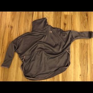 The North Face Gray Sweater Cowl Neck